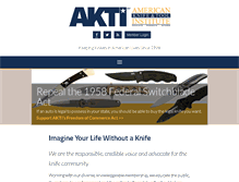 Tablet Screenshot of akti.org